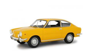 Fiat 850 SPORT COUPÈ 1968 gelb Laudoracing-Models 1:18 Resinemodell (Türen, Motorhaube... nicht zu öffnen!)